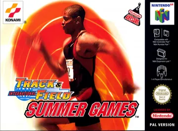 International Track & Field - Summer Games (Europe) (En,Fr,De) box cover front